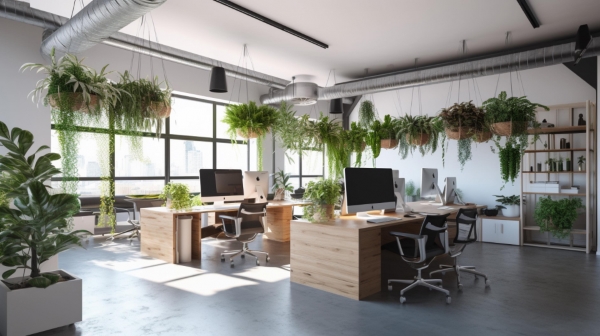 快適で環境に優しいオフィスデザインのための5つの方策を紹介